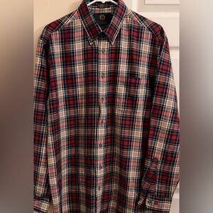 Viyella Multicolored Cotton & Wool Blend Men’s L Long Sleeve Button Down Shirt